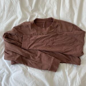 Smokey Topaz Mens French Terry Oversized Crew
